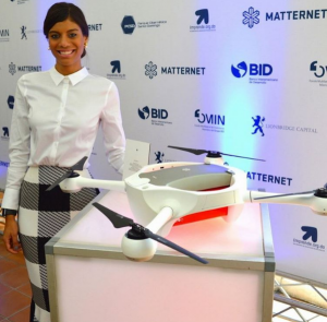 La dominicana Paola Santana fundó la empresa de drones Matternet.